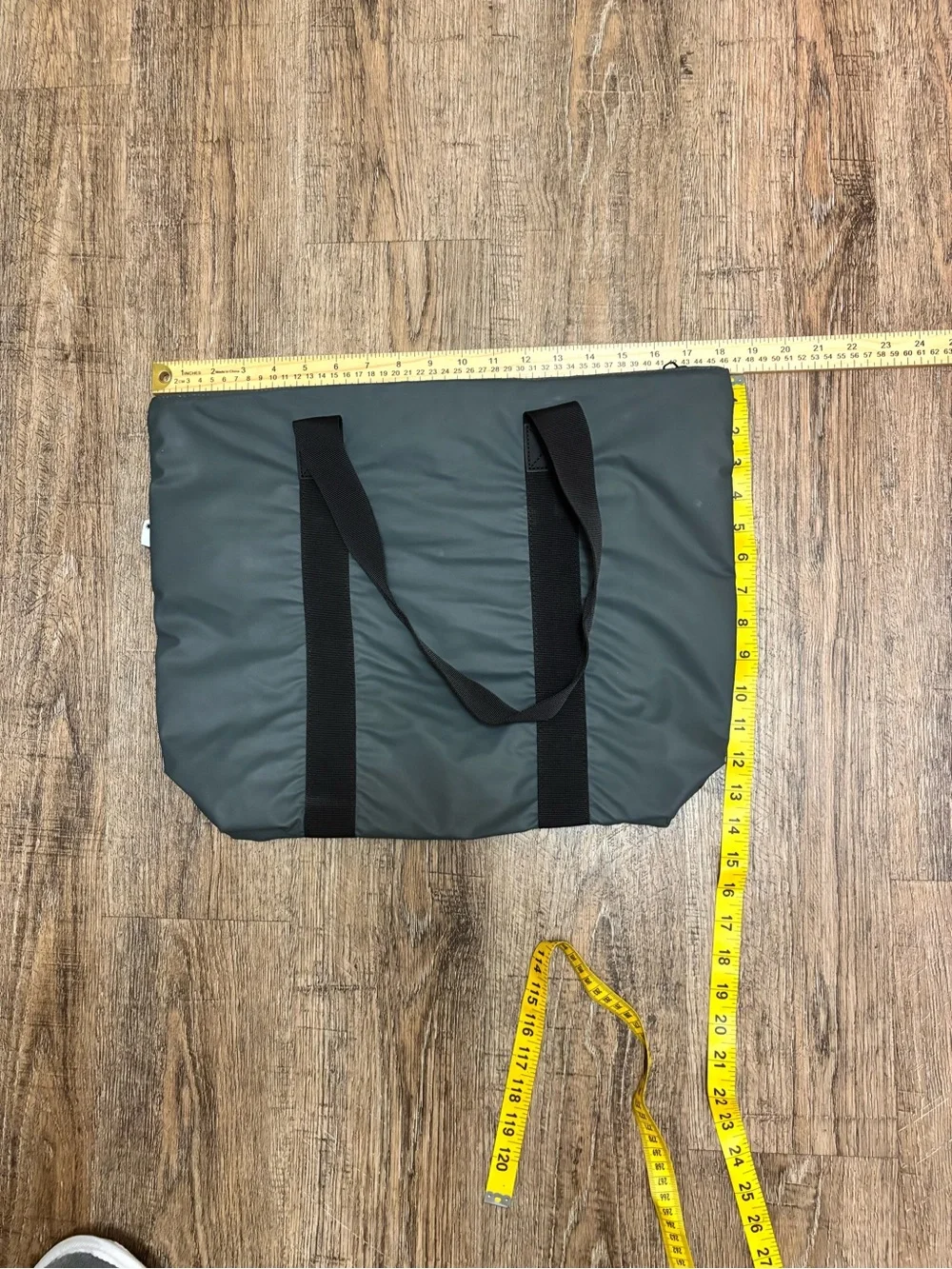 Rains waterproof Dark Gray Zip-Top Utility Tote